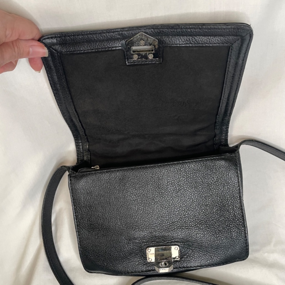 Rebecca Minkoff Black Quilted Leather Crossbody - Picture 4 of 7